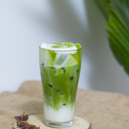 Matcha Latte Milk Foam